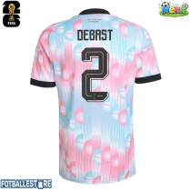 Belgia Zeno Debast #2 Bortedrakt VM 2026 Kortermet